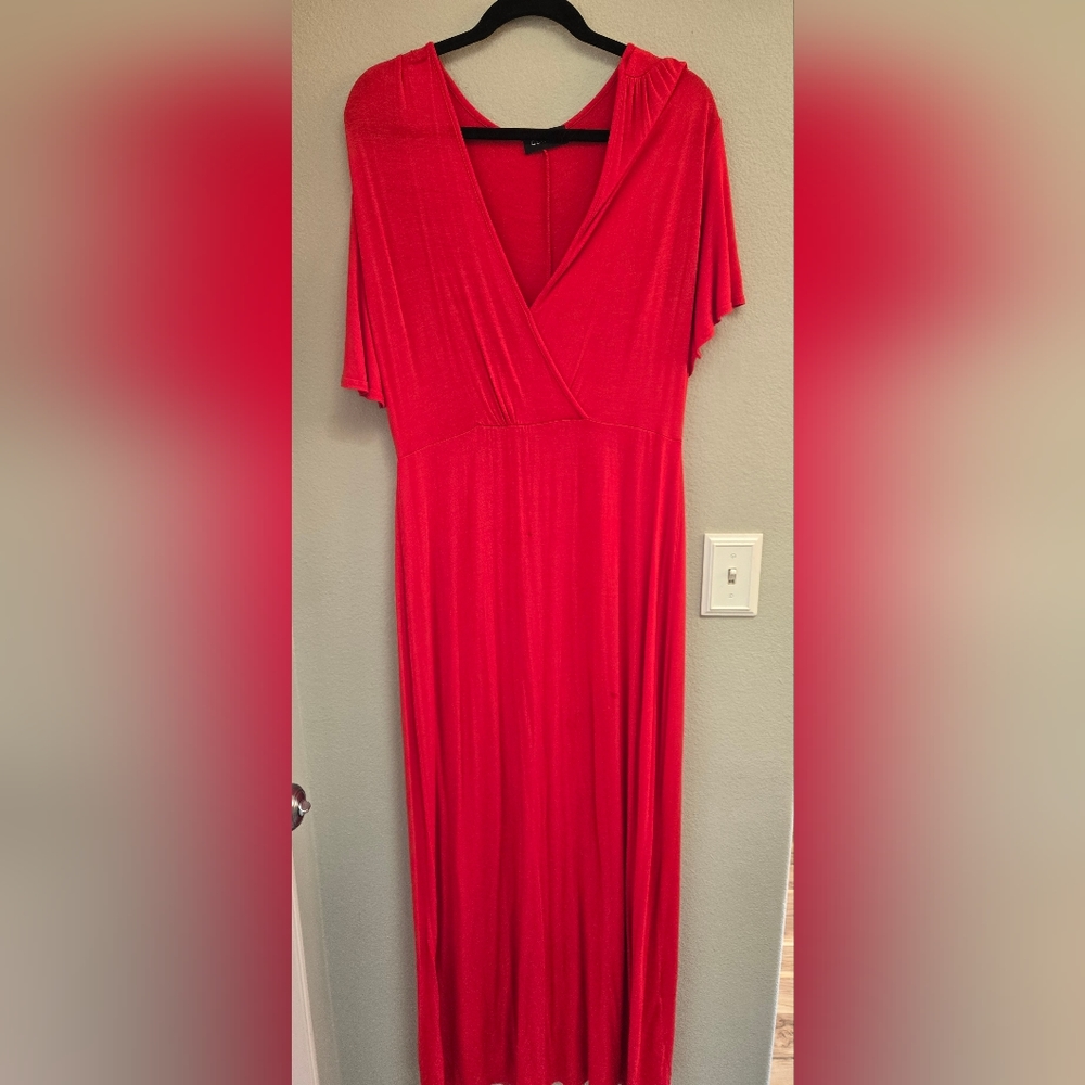 Club L red empire waist dress, Size XL